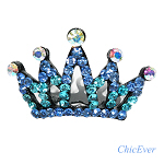Krone 8593 Haarschmuck Strass Krone 8593 Haarschmuck Strass